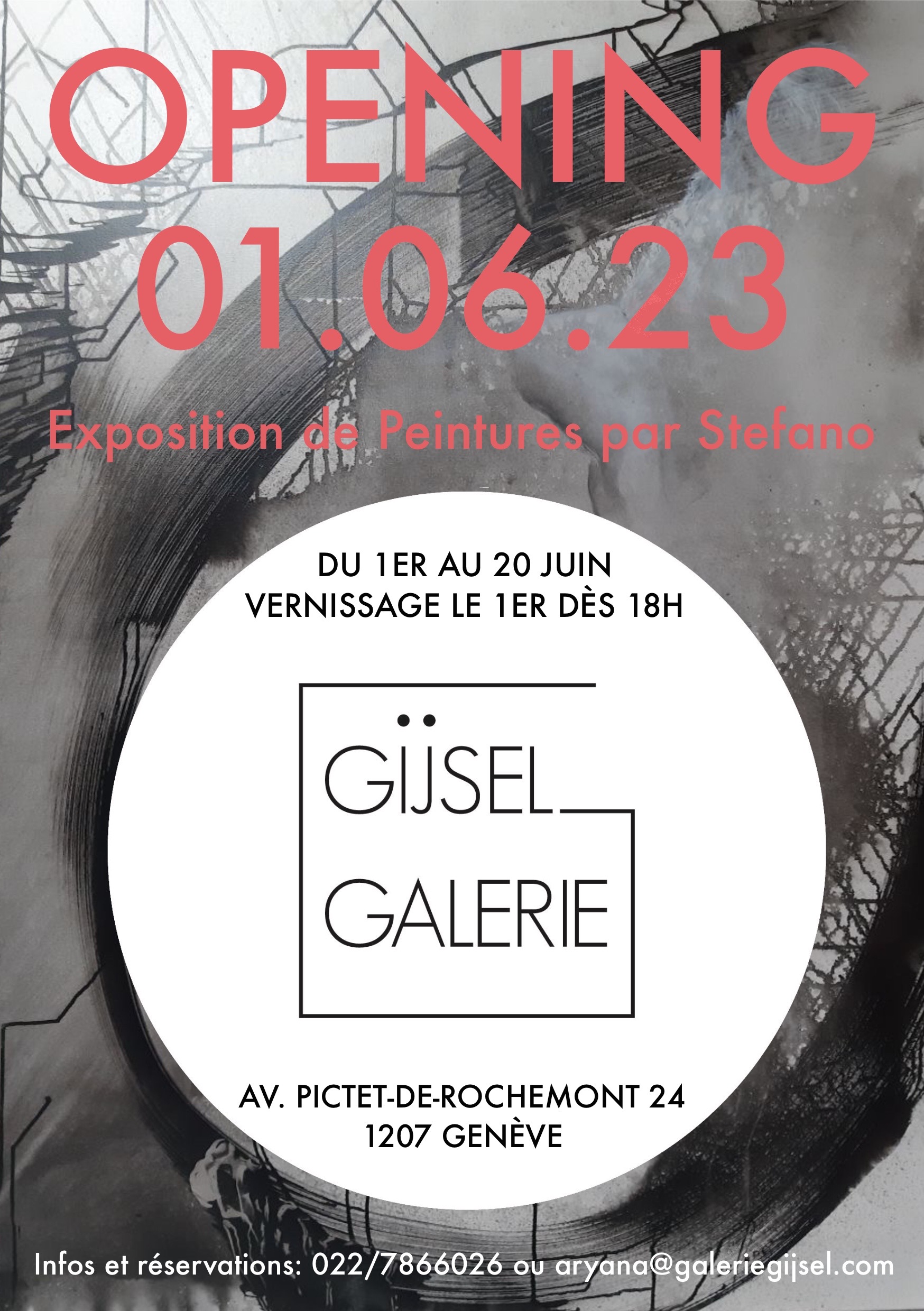 Ré-ouverture de la Galerie Gijsel à Genève